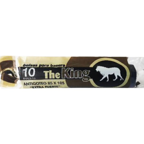 THE KING BOLSA COMUNIDAD G/180 XTRAFUERTE 85X105 10 UNDS.C/18 BOLSAS BASURA